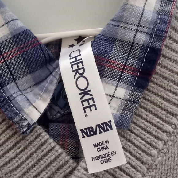Cherokee 2 pc. Shirt + Vest. NB.   NWOT - Picture 4 of 4